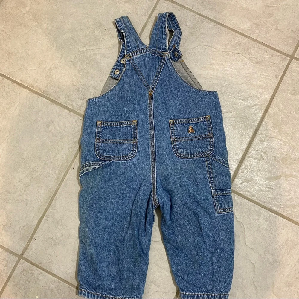 Overalls 12-18 months Gap Denim blue jean,